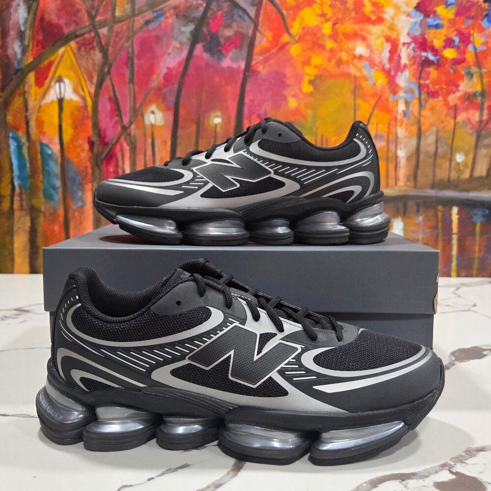New Balance Abzorb 2000 Black Silver Metallic Size 10 Men's U20008LL New